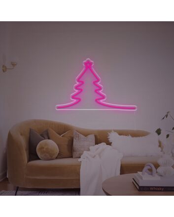 Chrimas Tree Outline LED Neon Sign