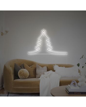 Chrimas Tree Outline LED Neon Sign