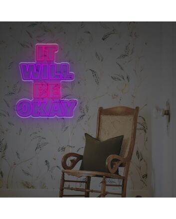 It Will Be Okay For Man Cave LED Neon Sign