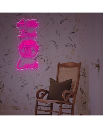 A Little Irish Luck LED Neon Sign