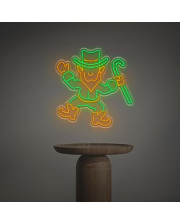 Leprechaun LED Neon Sign