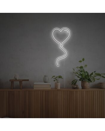 Love Shape Balloon LED Neon Sign