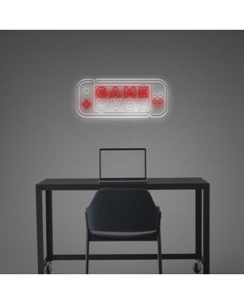 Game Console With Game Over LED Neon Sign