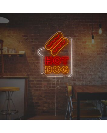 Hot Dog For Business LED Neon Sign