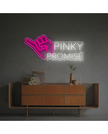 Pink Promise LED Neon Sign
