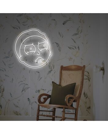 Annoyed Morty LED Neon Sign