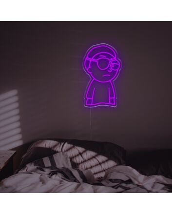 One-Eyed Morty LED Neon Sign