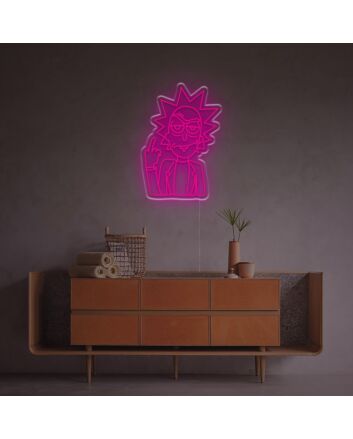 Risk With Middle Finger LED Neon Sign