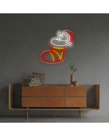 Christmas Socks LED Neon Sign