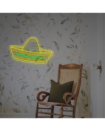 Mexican Hat LED Neon Sign