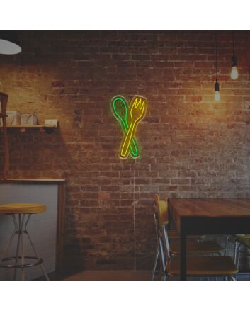 Spoon And Fork LED Neon Sign