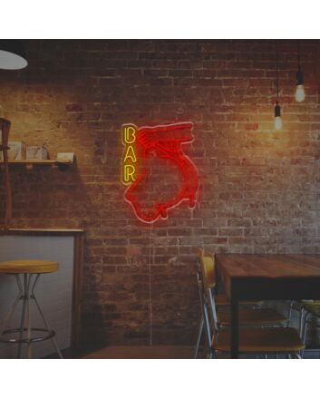 Bar With Sexy Buddy LED Neon Sign