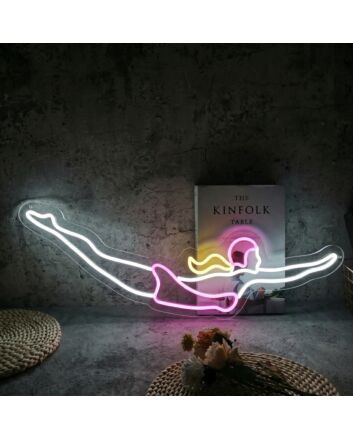 Pink Blonde Diver LED Neon Sign