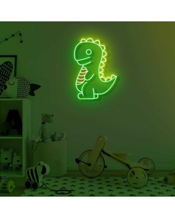 Kids Dinosaur LED Sign