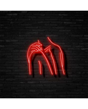 A Thinker Neon Sign