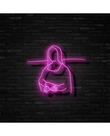 Mona Lisa Neon Sign