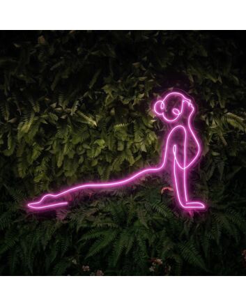Yoga Pose Neon Sign