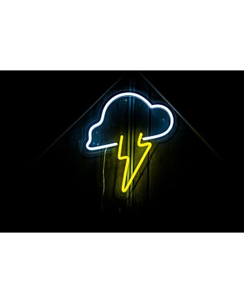 Storm Cloud Sign Neon Sign