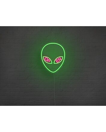 Alien Open Neon Sign
