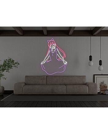 Anime Pretty Girl Neon Sign