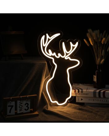 Deer Head Neon Sign
