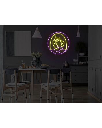 Facepalm Neon Sign