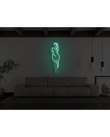 Goddess Figure Neon Sign