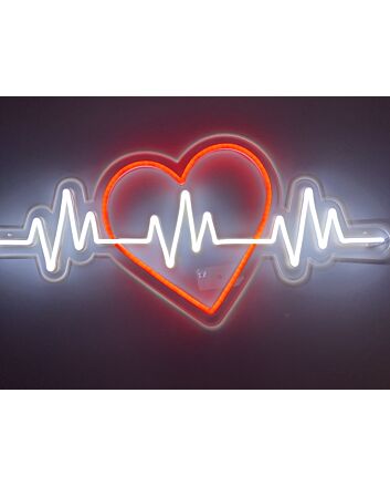 Heartbeat Neon Sign