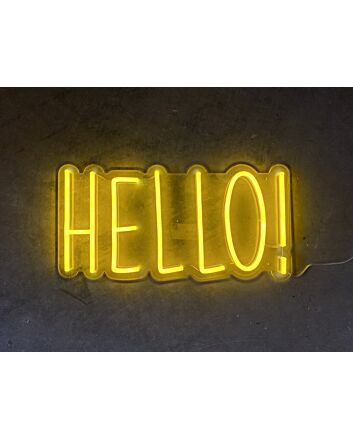Hello Neon Sign