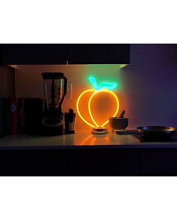 Peach Sign Neon Sign