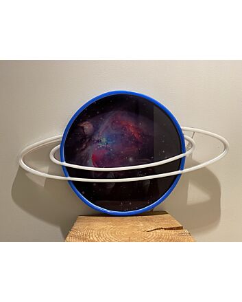 Planet Saturn Neon Sign