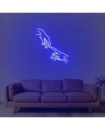 Hands Neon Sign