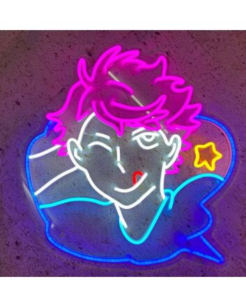 Oikawa Tooru Commercial Bubble Neon Sign