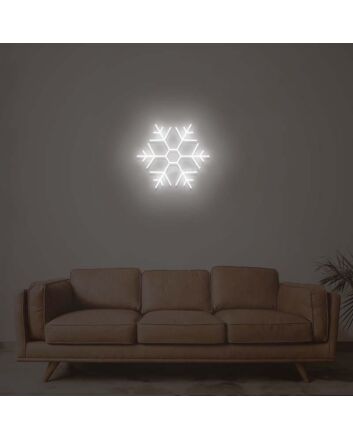 Snowflake 2 Neon Sign