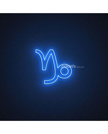 Capricorn Zodiac Neon Sign