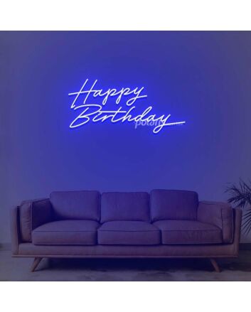 Happy Birthday Neon Sign
