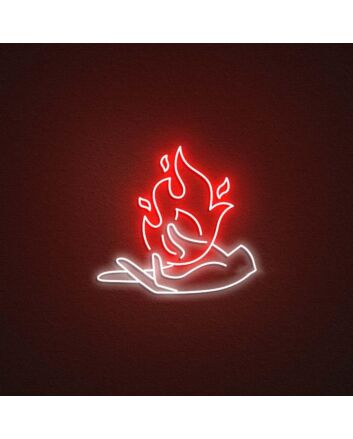 Hold The Fire Neon Sign
