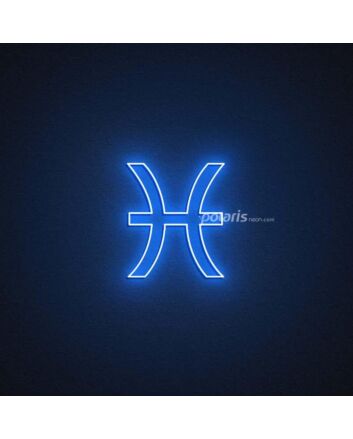 Pisces Zodiac Neon Sign