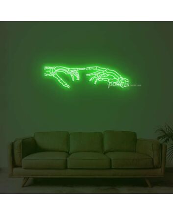 Til Death Hands Neon Sign