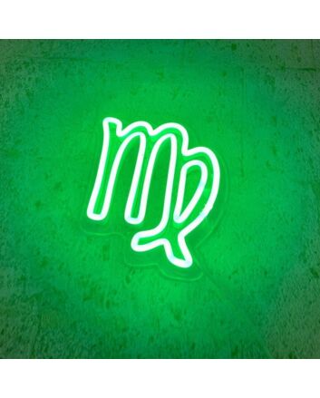 Virgo Zodiac Neon Sign