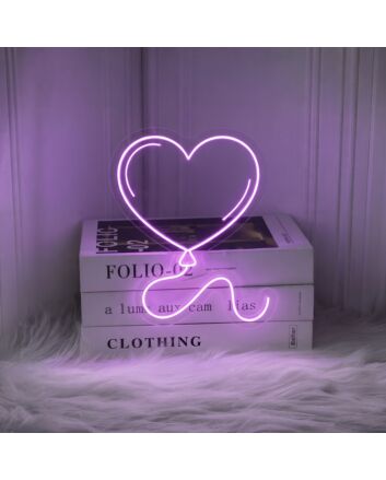 Heart Balloon Neon Sign