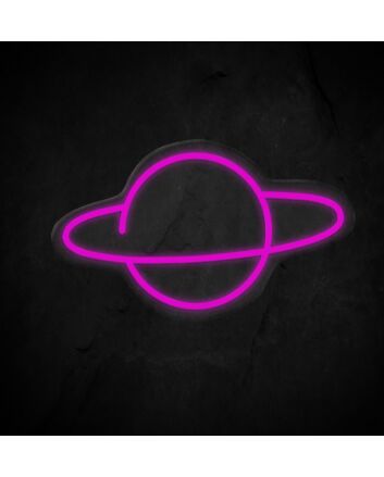 Saturn Neon Sign