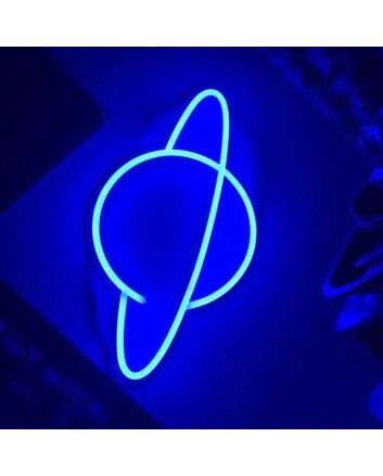 Saturn Neon Sign