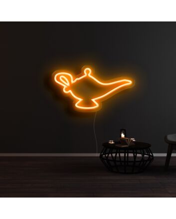 Aladdin Genie Simba Neon Sign