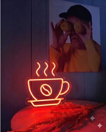 Cup of Coffee Neon Sign