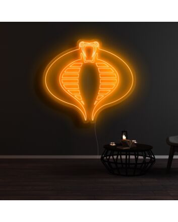GI Joe Cobra Commander Snake Eyes Neon Sign