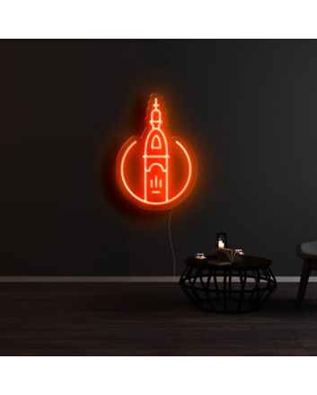 Nantes City Icon Neon Sign