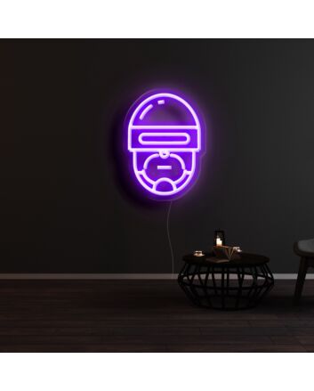 Robocop Neon Sign