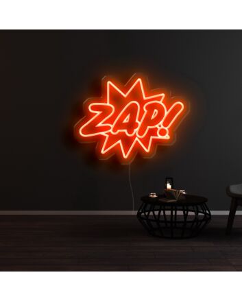 Zap Neon Sign