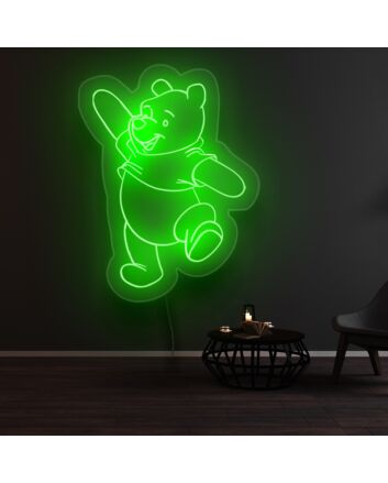 Winnie The Pooh Dancing Neon Sign